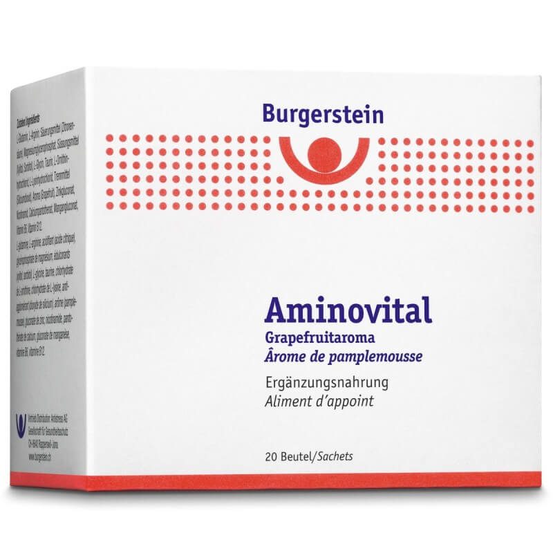 BURGERSTEIN Aminovital Plv Grapefruitarom 20 Btl