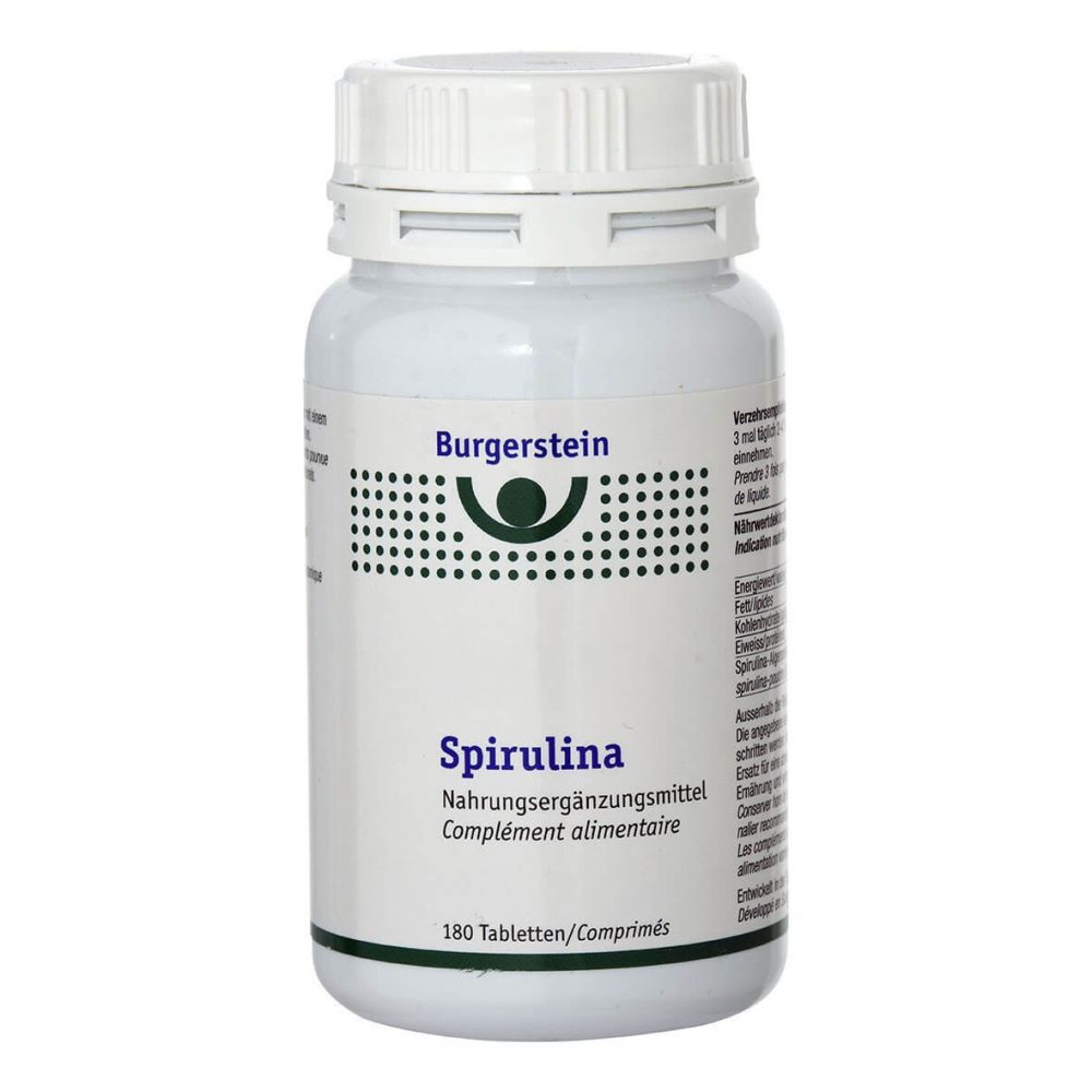 BURGERSTEIN Spirulina Tabl Ds 180 Stk