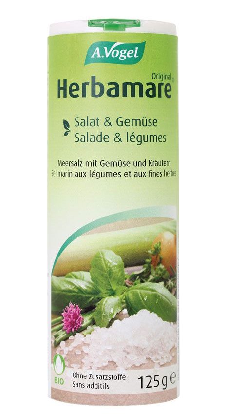A. Vogel Herbamare Original Meersalz mit Kräutern Tischstreuer (125g)