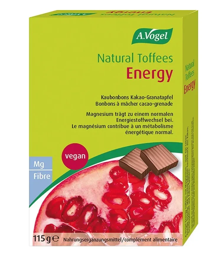 A. Vogel Natural Toffees Energy Kakao-Granatapfel (115g)