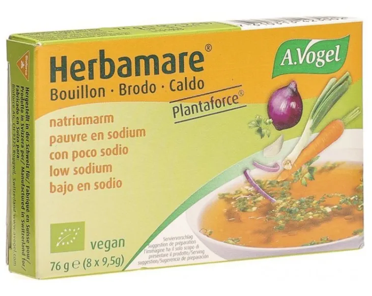 A. Vogel Herbamare Bouillon Plantaforce natriumarm Würfel (8 x 9.5g)