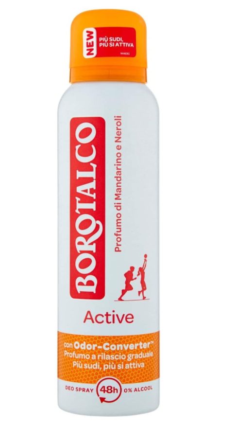 Borotalco - Deo Active Mandarine&Neroli Spray, 150  ml