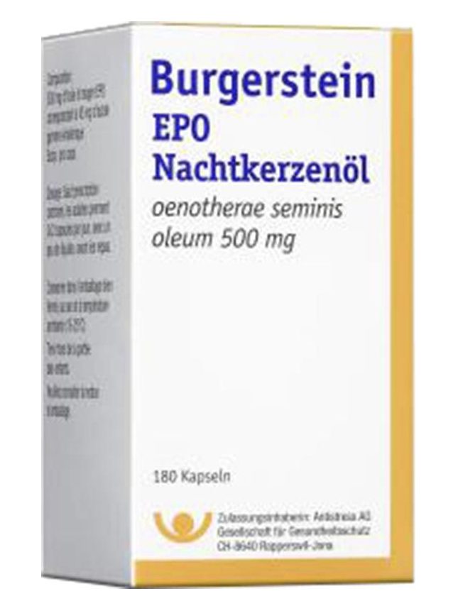 Burgerstein EPO Nachtkerzenöl Kapseln (180 Stk)