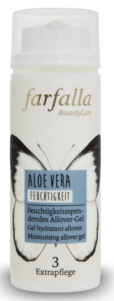 farfalla - AloeVera,FeuchtigkeitsspendendesAllover-Gel,Feuchtigkeit, 50 ml
