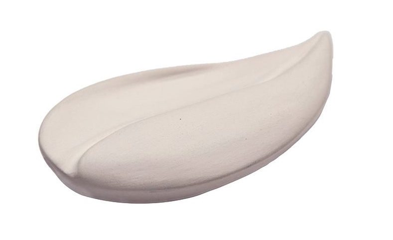 FARFALLA Duftstein Blatt Unterseite glasiert