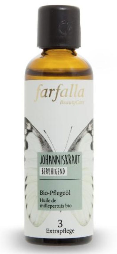 farfalla - Johanniskraut,Bio-Pflegeöl,beruhigend, 75 ml