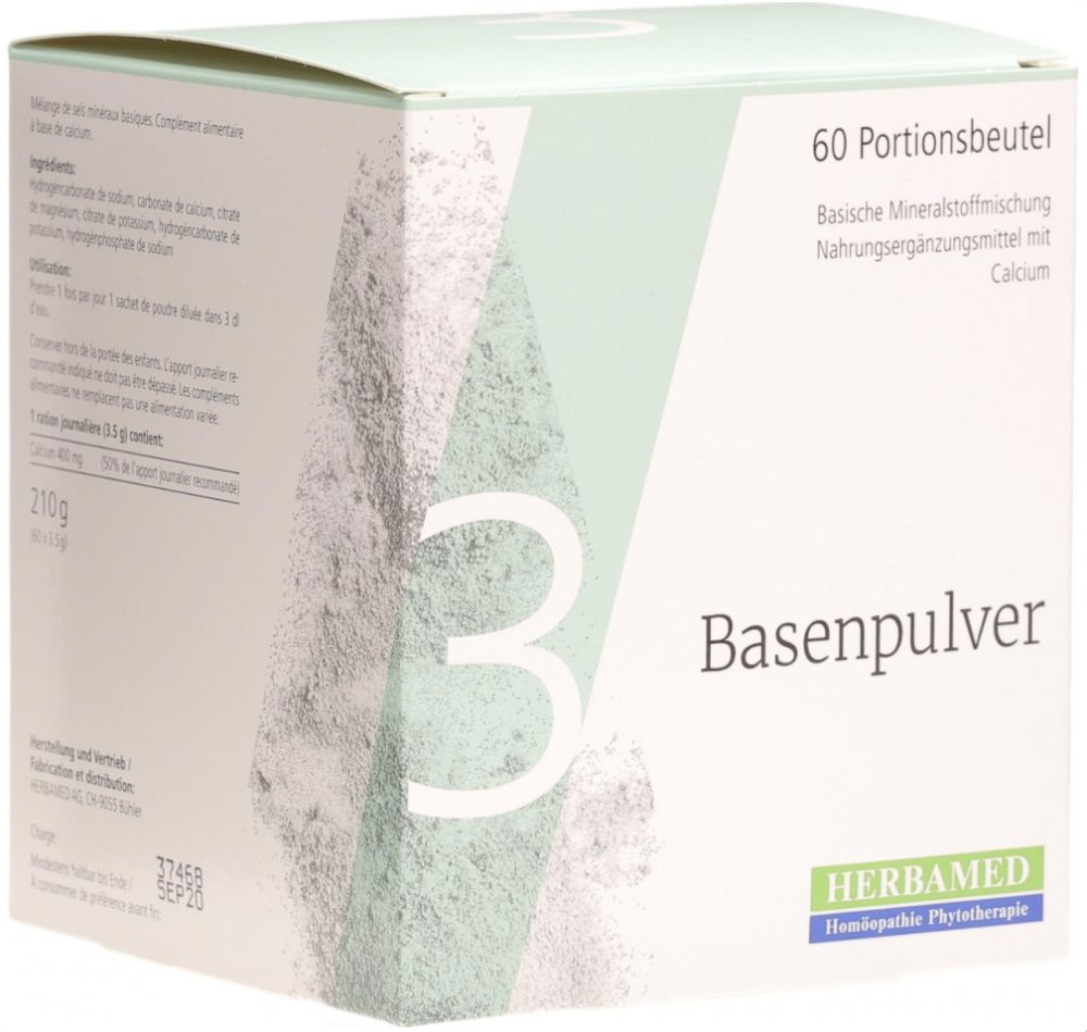 HERBAMED Basenpulver 3 Sticks (60x3.5g)