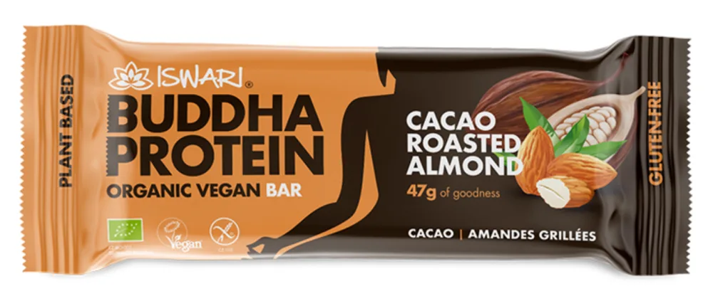 ISWARI Buddha Energy Bio Riegel Kakao & Mandel (47g)
