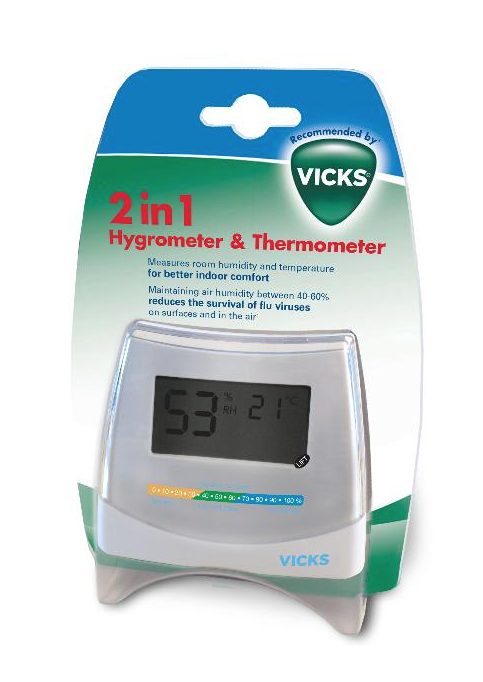 VICKS 2in1 Hygrometer & Thermometer V70EMEA