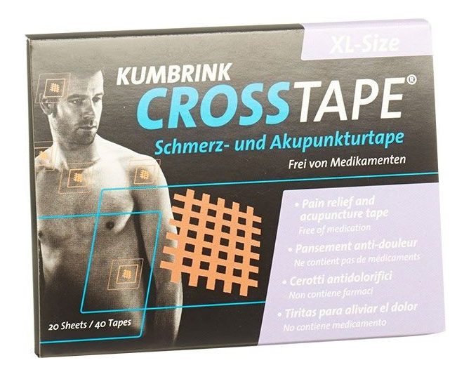 CROSSTAPE Schmerz- Akupunkturtape XL (40 Stück)