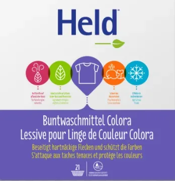 Held Ag. - Buntwaschmittel Colora, 1.575KG