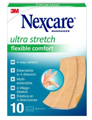 3M Nexcare Pflaster ultra stretch 10cm x 6cm (10 Stk)