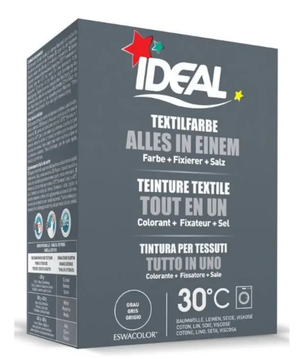Ideal Textilfarbe Grau