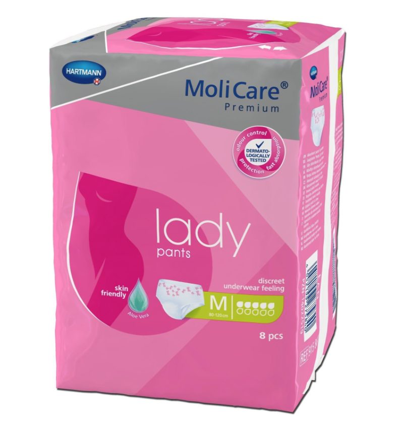 MoliCare Premium Lady Pants, Grösse M, 5 Tropfen (8 Stk)