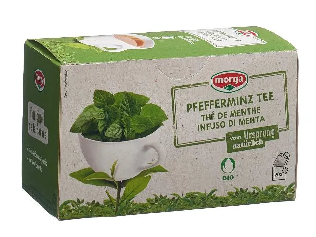 Morga Pfefferminz Tee Beutel Bio (20 Stk)