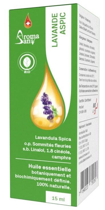 AromaSan Speiklavendel Bio Ätherisches Öl (15ml)