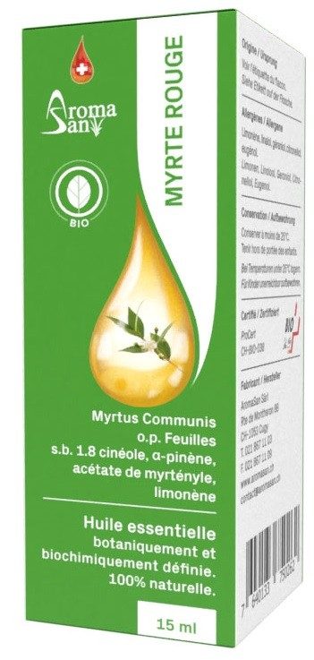 AromaSan Rote Myrte Bio Ätherisches Öl (15ml)
