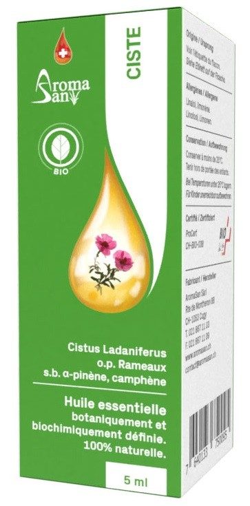 AromaSan Zistrose Bio Ätherisches Öl (5ml)