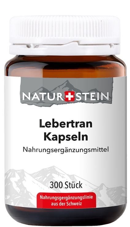 NATURSTEIN Lebertran Kapseln (300 Stk)