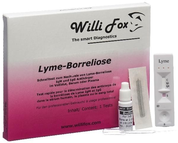 Willi Fox Lyme-Borreliose Schnelltest (5 Stk)