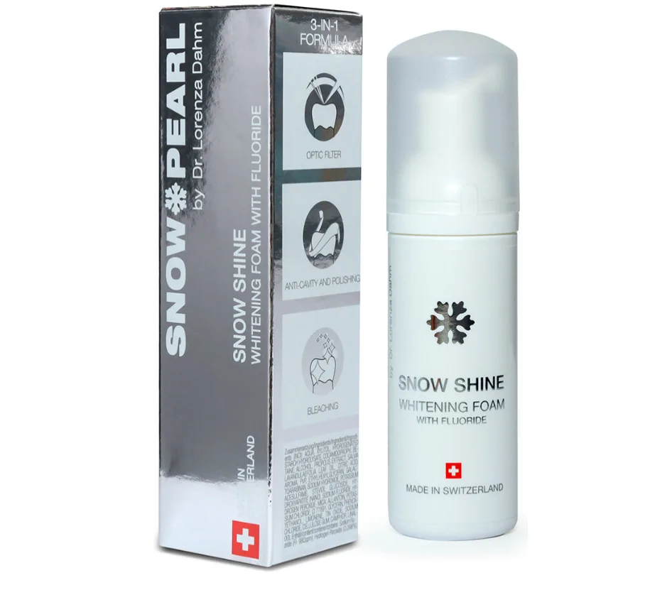 Snow Pearl Shine Whitening Foam mit Fluorid (50ml)