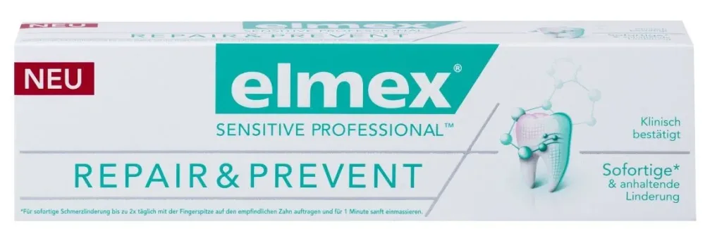 Elmex Sensitive Repair & Prevent Zahnpasta Sofortiger & langanhaltender Schutz