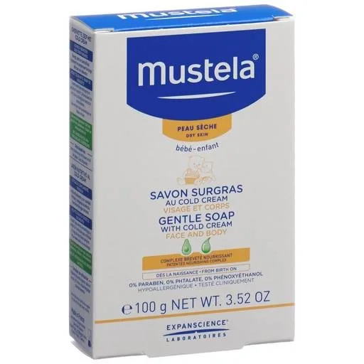 Mustela Rückfettende Seife mit Cold Cream (100g)