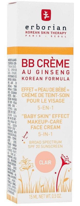 ERBORIAN Au Ginseng BB- & CC-Cream 15 ml CLAIR