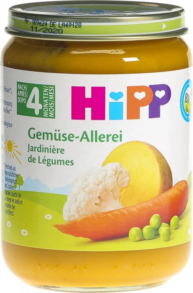Hipp Gemüse-Allerlei Glas (190g)
