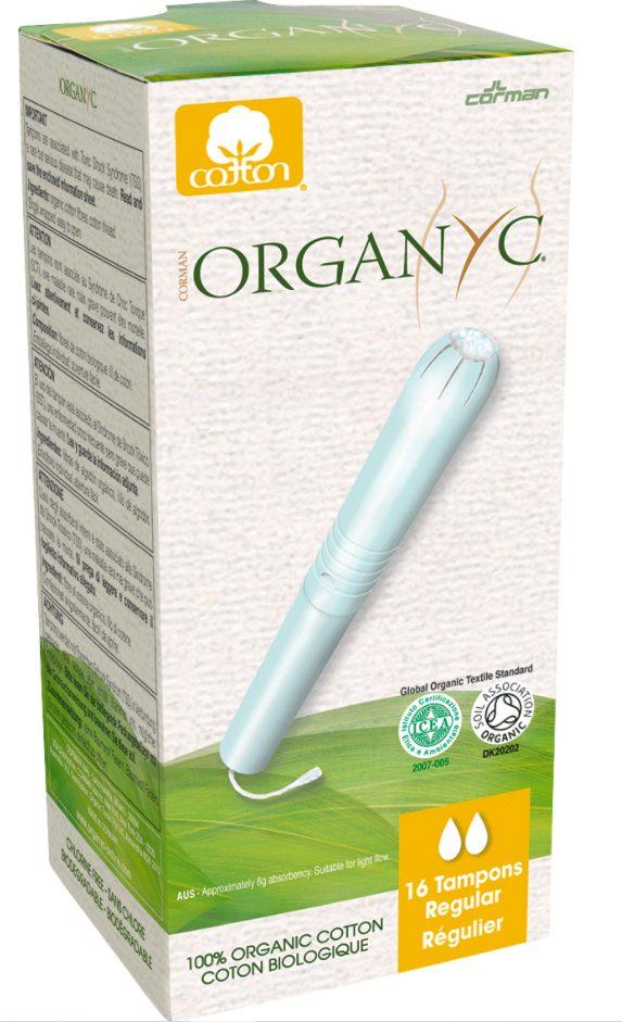 ORGANYC Tampons Regular mit Applikator (16 Stk)