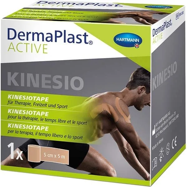 DermaPlast Active Kinesiotape 5cmx5m blau (1Stk)