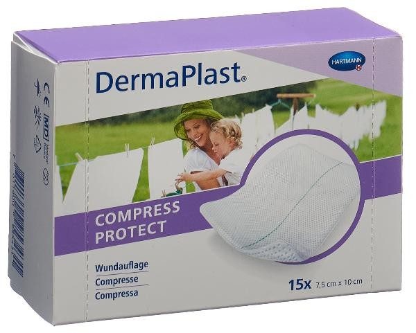 DermaPlast Compress Protect 7.5x10cm (15 Stk)