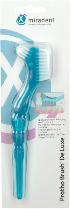 Miradent.Protho Brush De Luxe Prothesenb&uuml;rste, blau