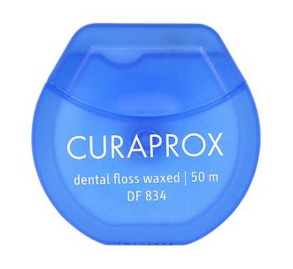 Curaprox DF 834 Zahnseide, gewachst (50m)