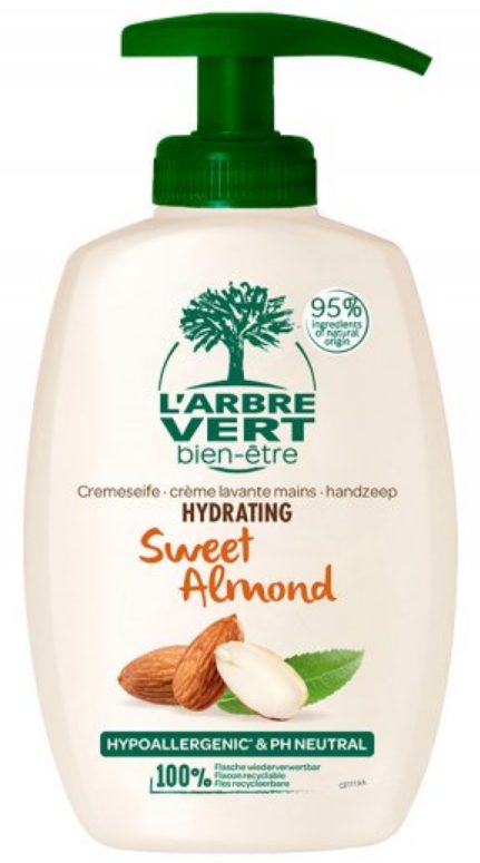L'ARBRE VERT Öko Handseife Süssmandel (300ml)