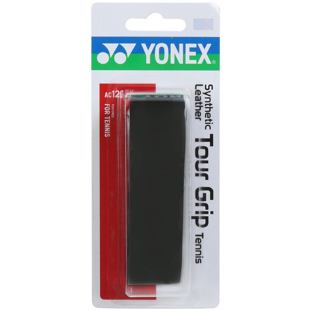 Yonex Synthetic Leather Tour Grip, schwarz (1 Stk)
