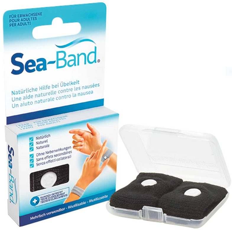 Sea-Band Akupressurband Erwachsene schwarz (1 Paar)