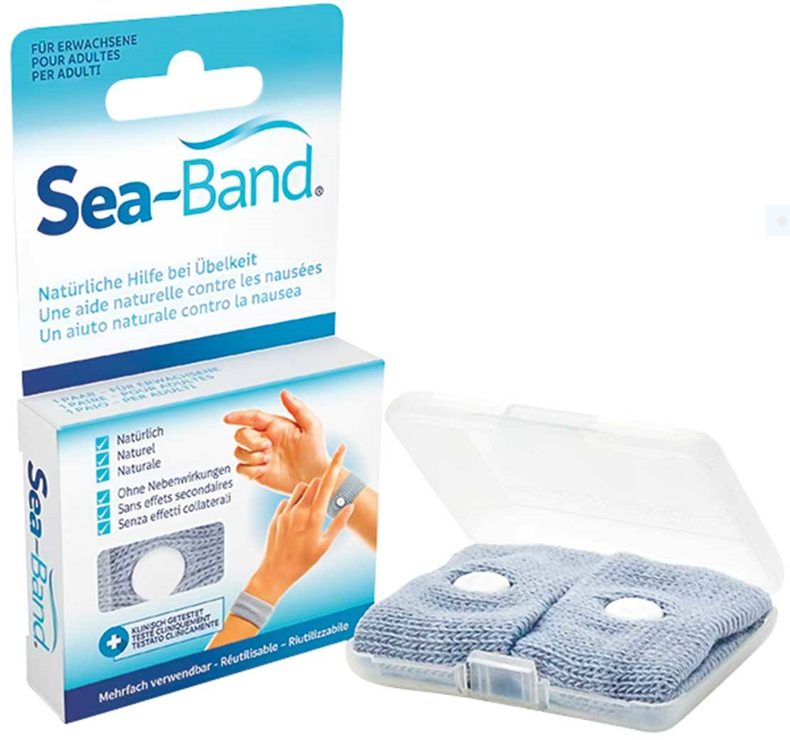 Sea-Band Akupressurband Erwachsene grau (1 Paar)