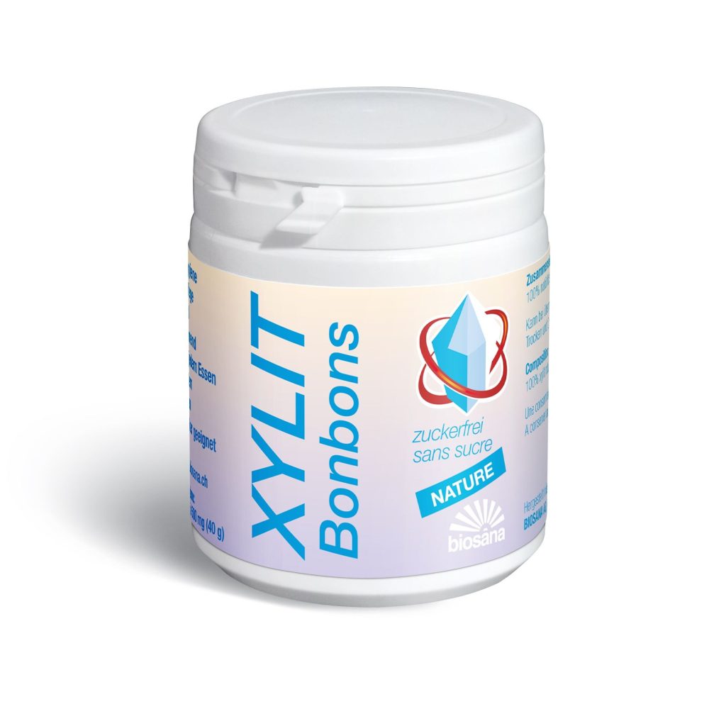 Biosana Xylit Bonbons Nature (80 Stk)