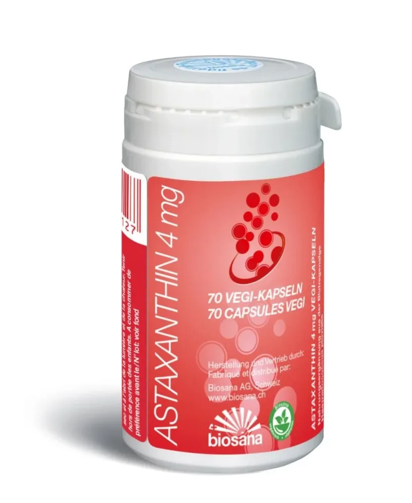 Biosana Astaxanthin Kapseln 4 mg (70 Stk)
