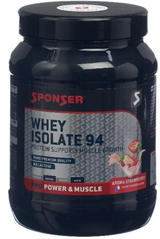 Sponser Whey Isolate 94 Strawberry (425g)