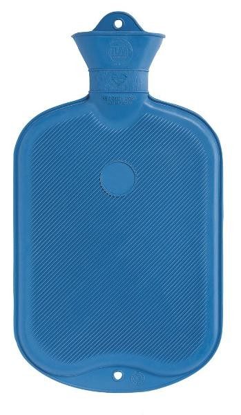Sänger Wärmflasche Lamelle, 2 Liter, 1-seitig, blau (1 Stk)