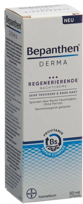 Bepanthen - DERMA Regenerierende Nachtcreme, 50 ml