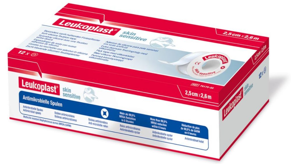 Leukoplast skin sensitive 2.5cmx2.6m (12 Stück)