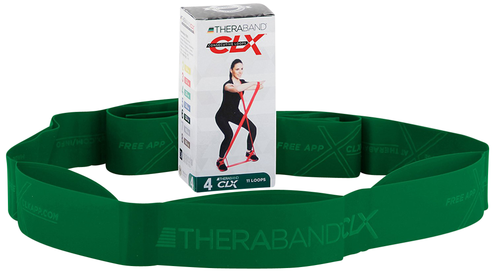 THERA-BAND&reg; &Uuml;bungsband CLX gr&uuml;n 2.2 m x 5