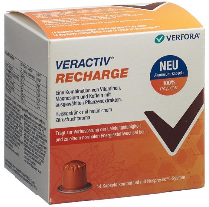 Veractiv Recharge Nespresso Kapseln Alu (14 Stk)