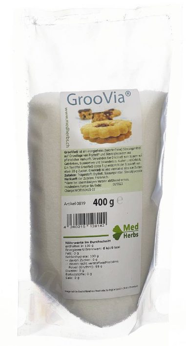 Groovia Stevia Pulver Beutel (400g)