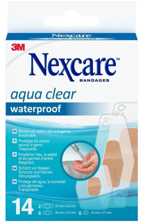3M Nexcare Aqua Clear waterproof assortiert (14 Stk)
