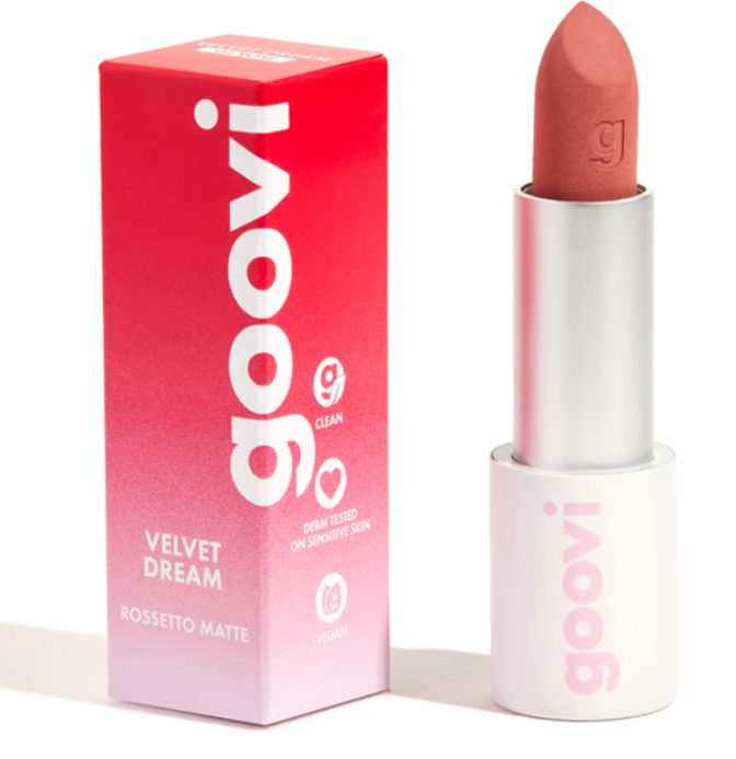 Goovi - Velvet Dream – Lippenstift, Lippenstift 01 Nude Matt, 3.5  g,  Rose Matt