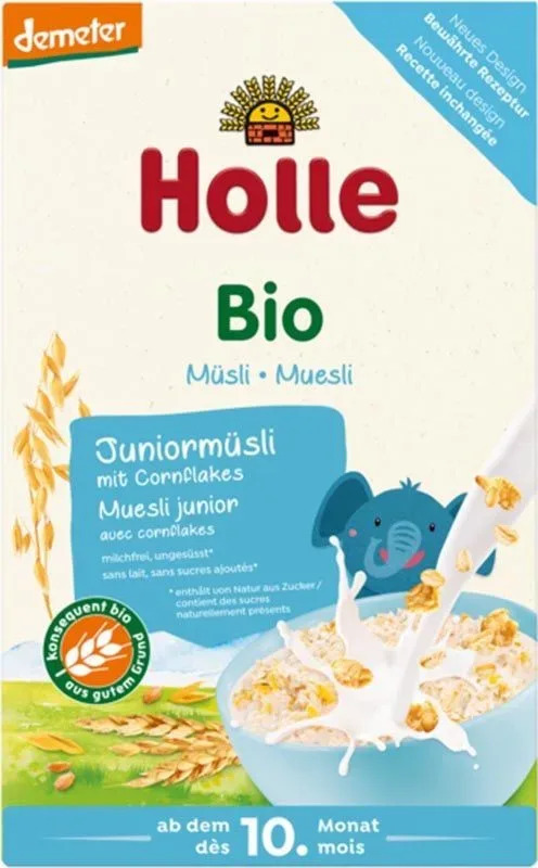 Holle Bio-Juniormüsli Mehrkorn mit Cornflake (250g)